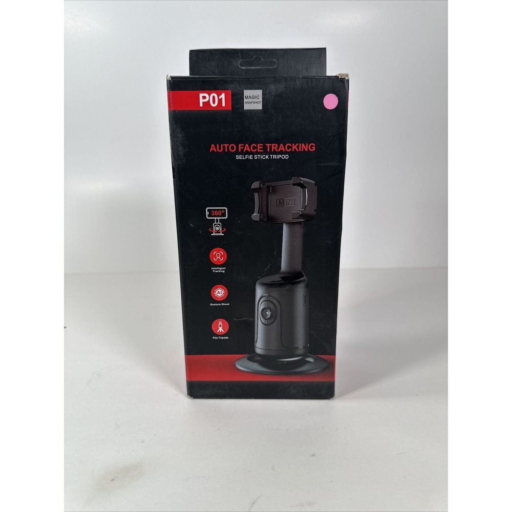 P01 Smart Face‎ and Body Auto Tracking Phone Selfie stick Tripod 360 Pink